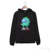 Hanorac personalizat negru unisex Trust me 