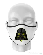 Masca personalizata reutilizabila Cat Vader Alb