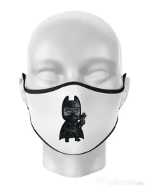 Masca personalizata reutilizabila Darkest Night Alb