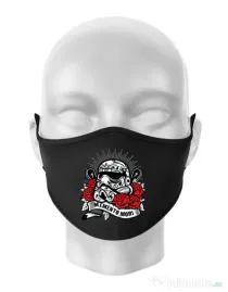 Masca personalizata reutilizabila Dead Trooper Negru