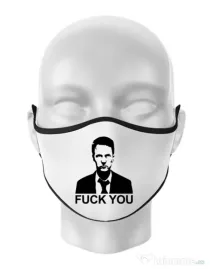 Masca personalizata reutilizabila Jack FY Alb