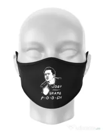 Masca personalizata reutilizabila Joey doesnt share food Negru