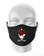 Masca personalizata reutilizabila Lost soul Negru