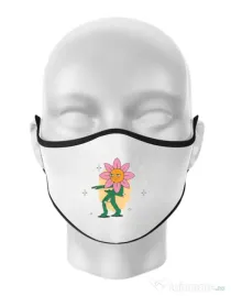 Masca personalizata reutilizabila M&D 29 Alb