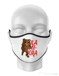 Masca personalizata reutilizabila Ola minora Alb