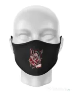 Masca personalizata reutilizabila Pig Saw Negru