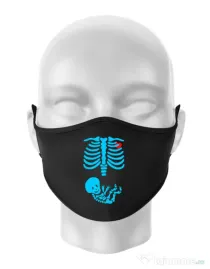 Masca personalizata reutilizabila Radiografie Negru