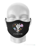 Masca personalizata reutilizabila Space love Negru