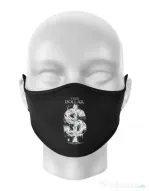 Masca personalizata reutilizabila Tree Dollar Negru