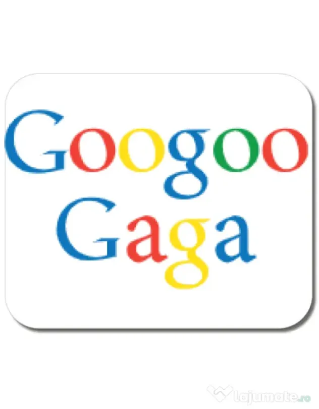 Mousepad personalizat Googoo Gaga Alb