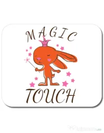 Mousepad personalizat Magic touch Alb