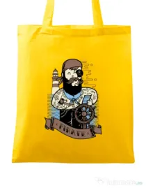 Sacosa din panza Adventure of the Sea Galben
