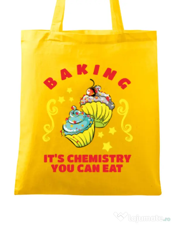 Sacosa din panza Baking Galben