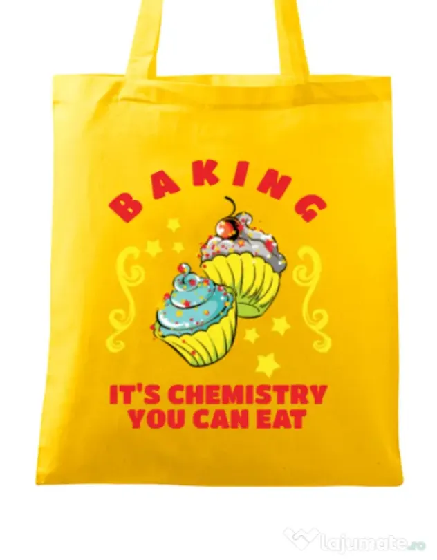 Sacosa din panza Baking Galben