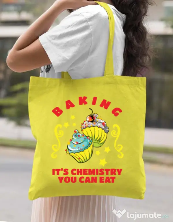 Sacosa din panza Baking Galben