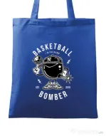 Sacosa din panza Basketball Bomber Albastru regal