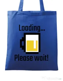 Sacosa din panza Beer loading Albastru regal