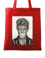 Sacosa din panza Bowie Rosu
