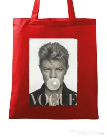 Sacosa din panza Bowie Rosu