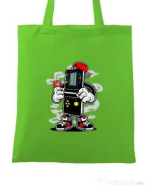 Sacosa din panza Brick Gamers Verde mar