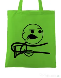 Sacosa din panza Cereal Guy Verde mar