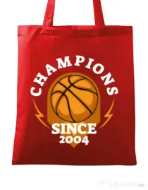 Sacosa din panza Champions Rosu