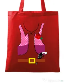 Sacosa din panza Cowboy suit 2 Rosu