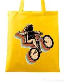 Sacosa din panza Cycling space Galben