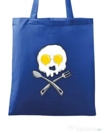 Sacosa din panza Eggskull Albastru regal