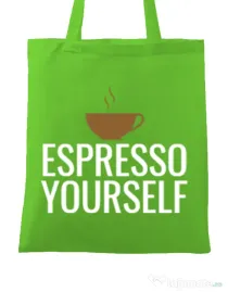 Sacosa din panza Espresso yourself Verde mar