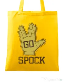 Sacosa din panza Go spock Galben