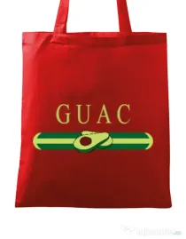 Sacosa din panza Guac Rosu
