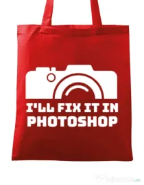 Sacosa din panza I’ll fix it Rosu