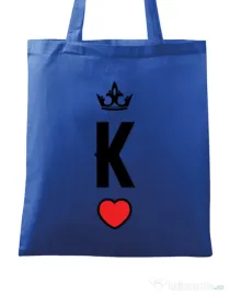 Sacosa din panza King Albastru regal