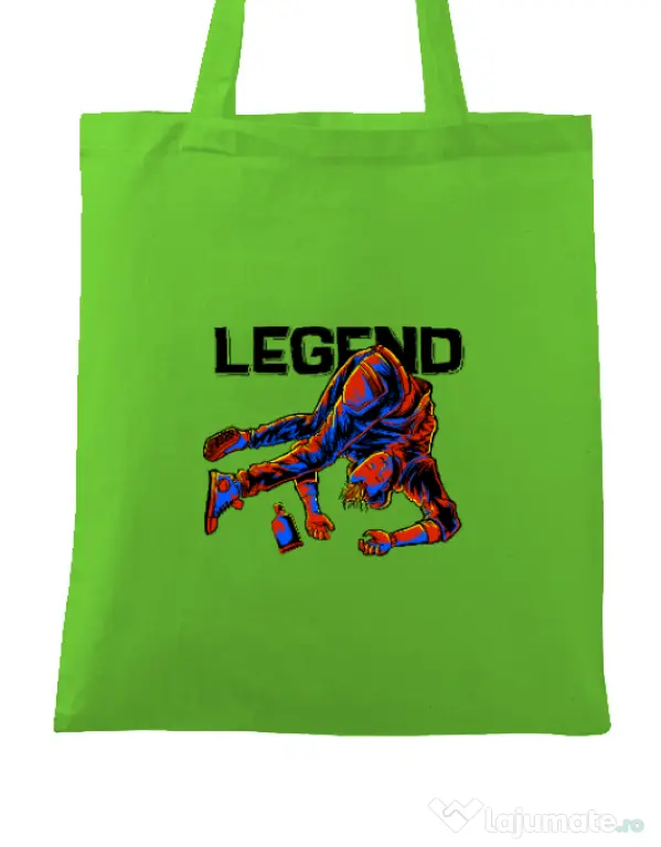 Sacosa din panza LEGEND Verde mar