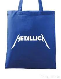 Sacosa din panza Metallica Albastru regal