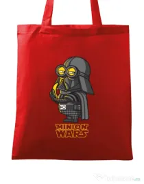 Sacosa din panza Minion Wars Rosu