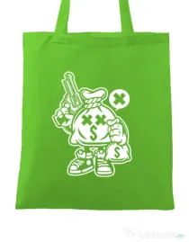 Sacosa din panza Money Takers Verde mar