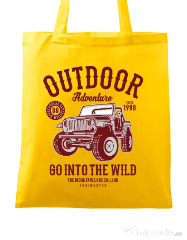 Sacosa din panza Outdoor Adventure Galben