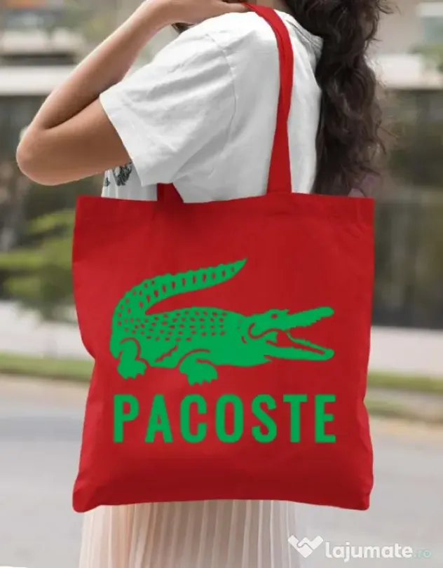 Sacosa din panza Pacoste Rosu