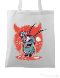 Sacosa din panza Plankton Alb