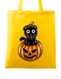 Sacosa din panza Pumpcat Galben