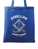 Sacosa din panza Rebellion Albastru regal