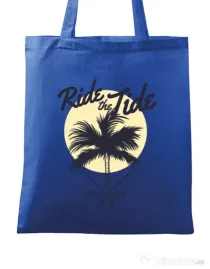 Sacosa din panza Ride the tide Albastru regal