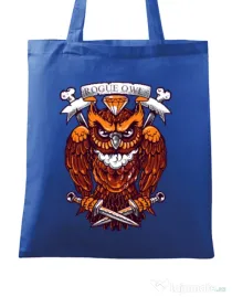 Sacosa din panza Rogue owl Albastru regal