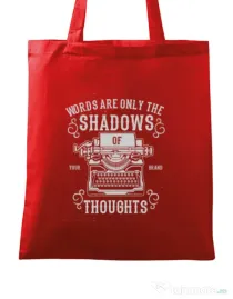 Sacosa din panza Shadows Of Thoughts Rosu