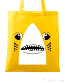 Sacosa din panza Shark suit Galben