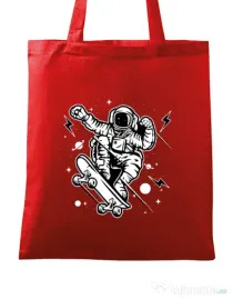 Sacosa din panza Skate Space Rosu