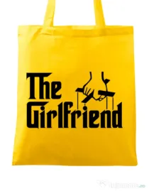 Sacosa din panza The girlfriend Galben