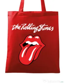 Sacosa din panza The Rolling Stones Rosu